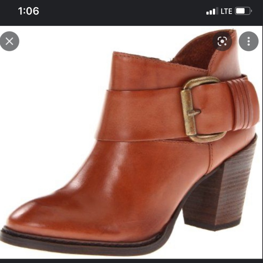 Steven “Fairlow” Leather Booties by Steve Madden